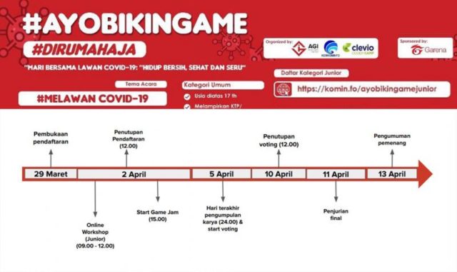 Kominfo tantang anak muda bikin game #DiRumahAja