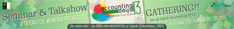 ACCOUNTING DAYS FEUI