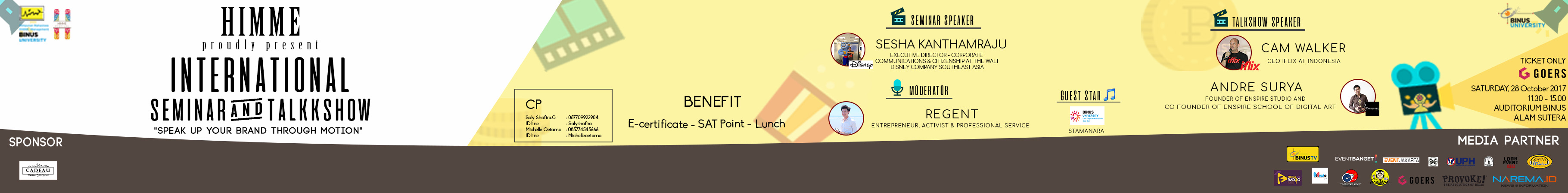 SEMINAR AND TALKSHOW INTERNATIONAL – HIMFEST