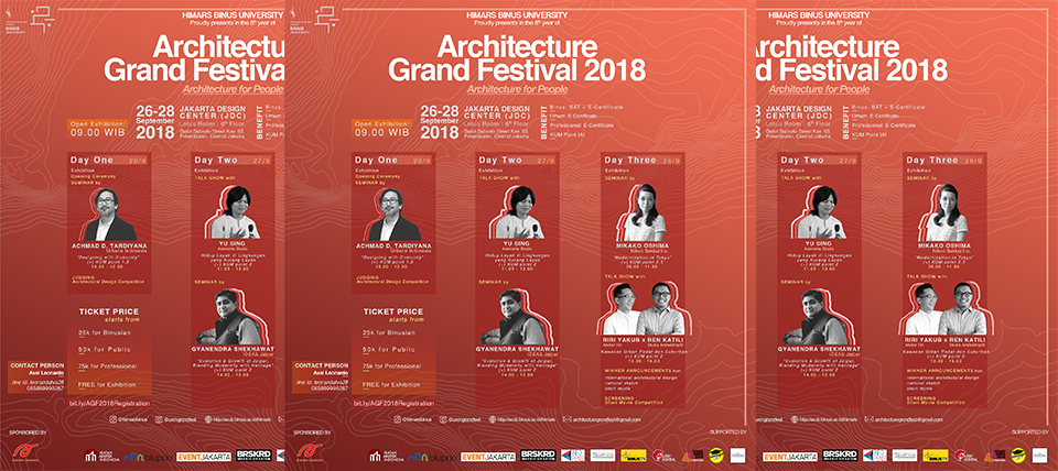 ARCHITECTURE GRAND FESTIVAL 2018