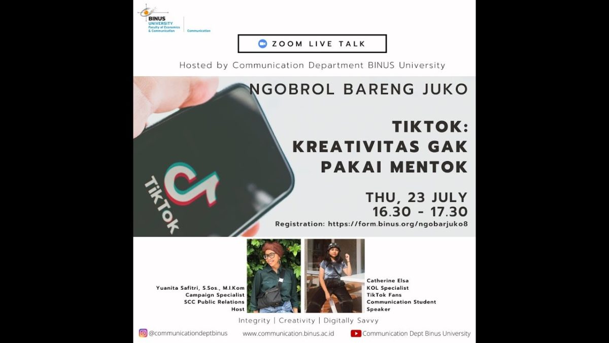 Tiktok : Kreativitas Gak Pakai Mentok