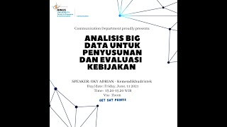 Analysis Big Data untuk Penyusunan dan Evaluasi Kebijakan – Communication Technology