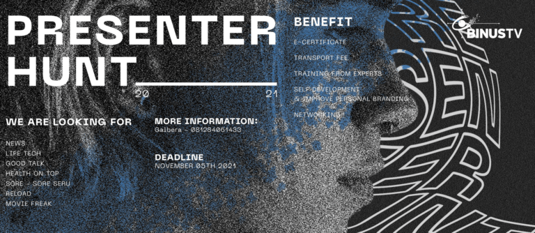 Audisi Presenter Hunt BINUS TV 2021 Telah Selesai, Inilah Wajah-wajah Baru yang akan Mewarnai Program BINUS TV