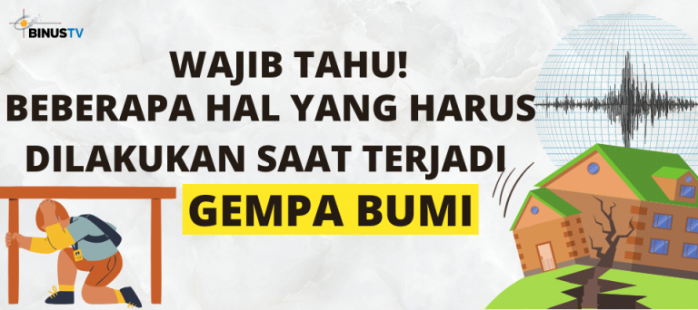 Wajib Tahu! Beberapa Hal Yang Harus Dilakukan Saat Terjadi Gempa Bumi
