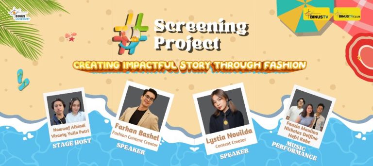 TALKSHOW #9 SCREENING PROJECT BINUS TV CLUB 2023 MEMPERLIHATKAN KEHIDUPAN CONTENT CREATOR MELALUI FASHION