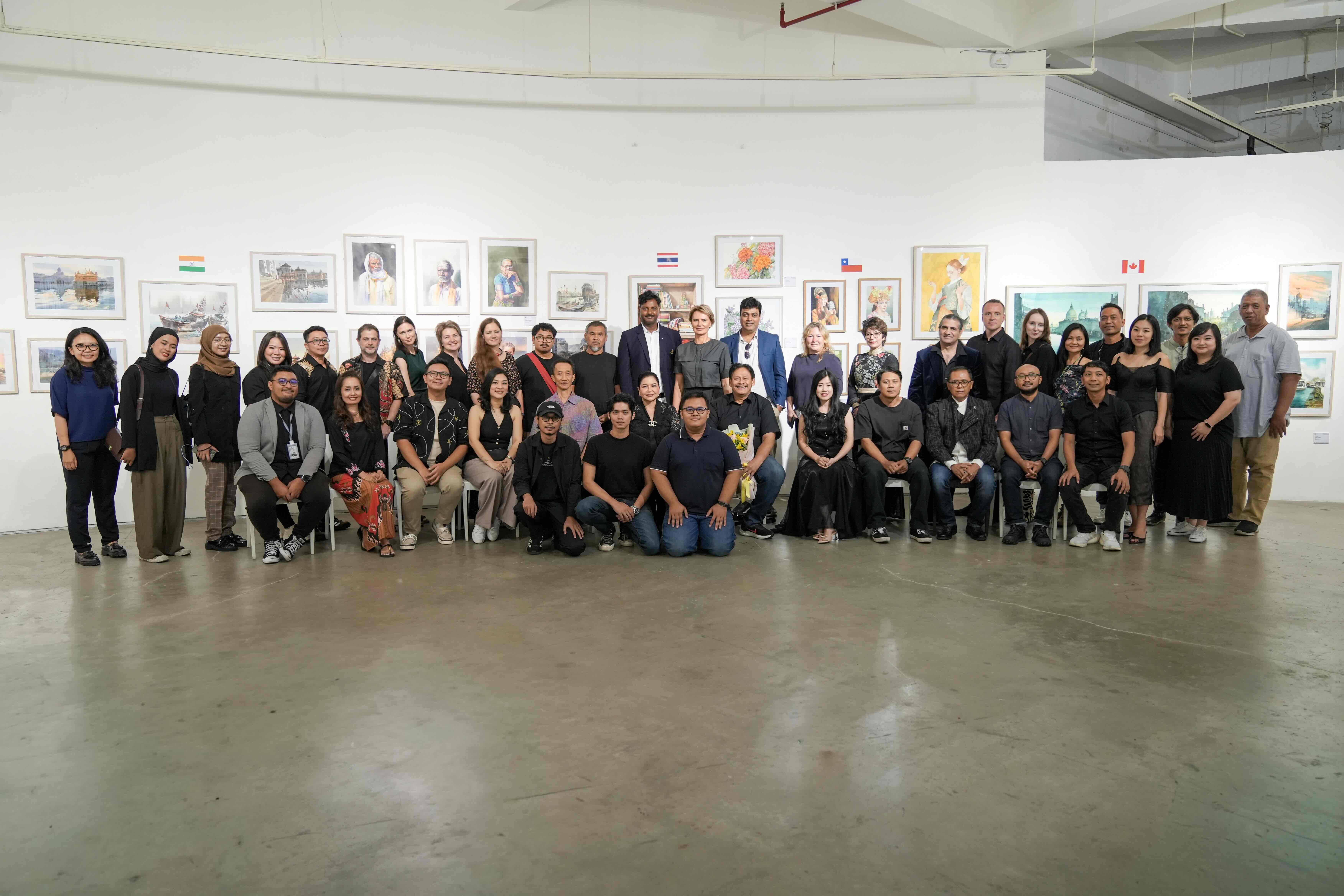 Indonesia Watercolor Summit (IWCS) Gelar Pameran Internasional di Jakarta dan Bali