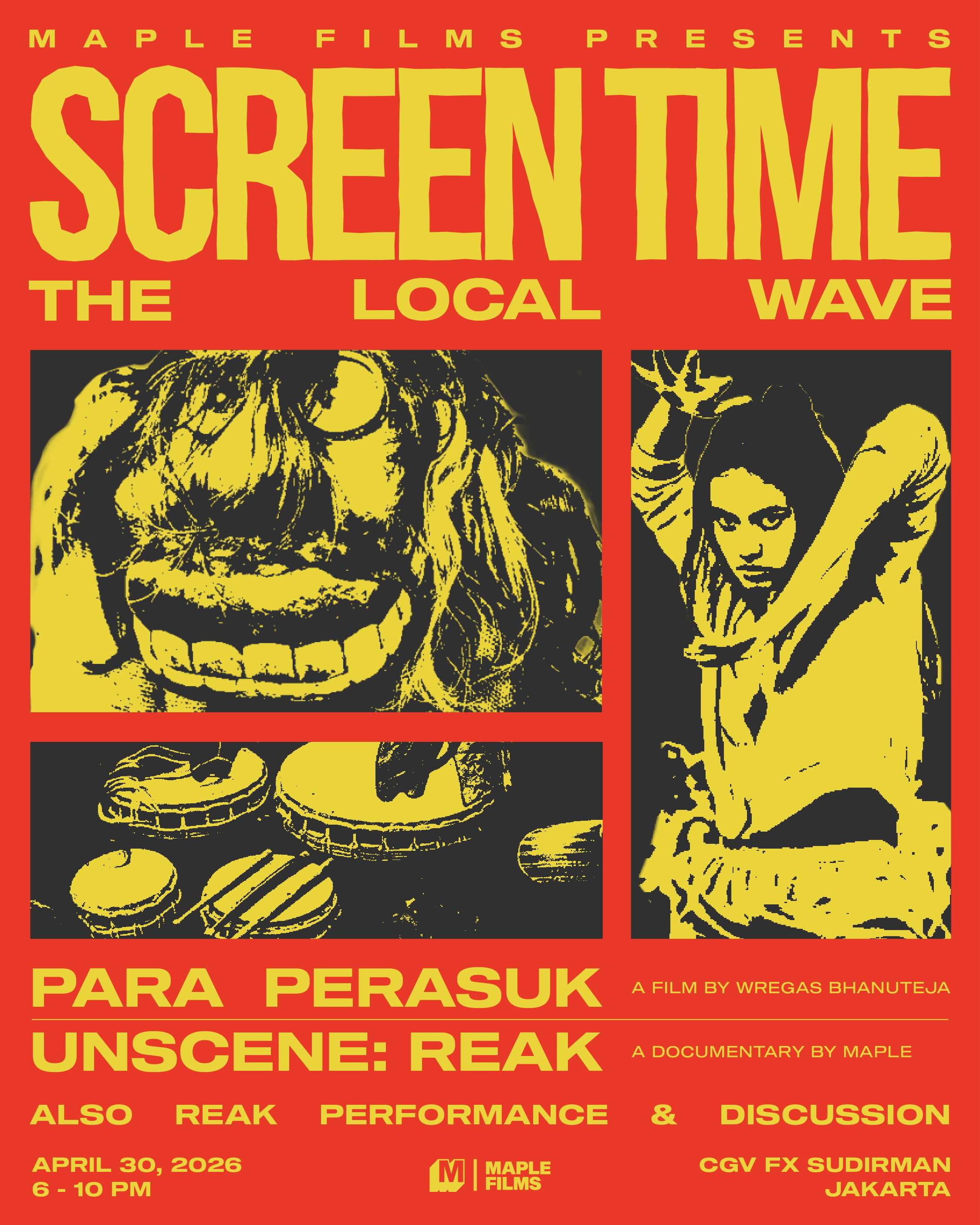 Maple Films Hadirkan &ldquo;Screen Time: The Local Wave&rdquo;, Ruang Eksplorasi Film dan Budaya Lokal