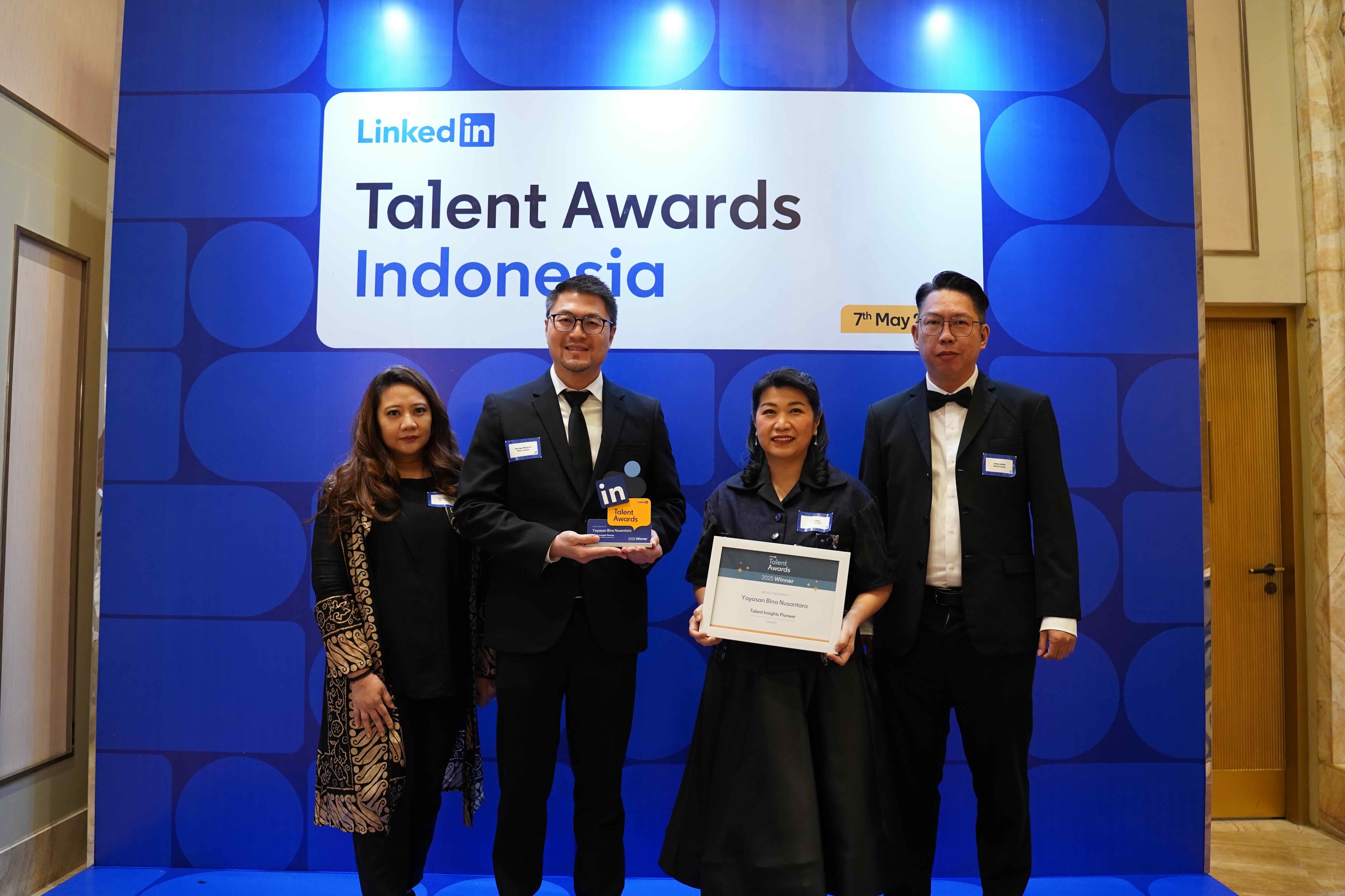 BINA NUSANTARA Raih Penghargaan LinkedIn Talent Insights Pioneer 2025